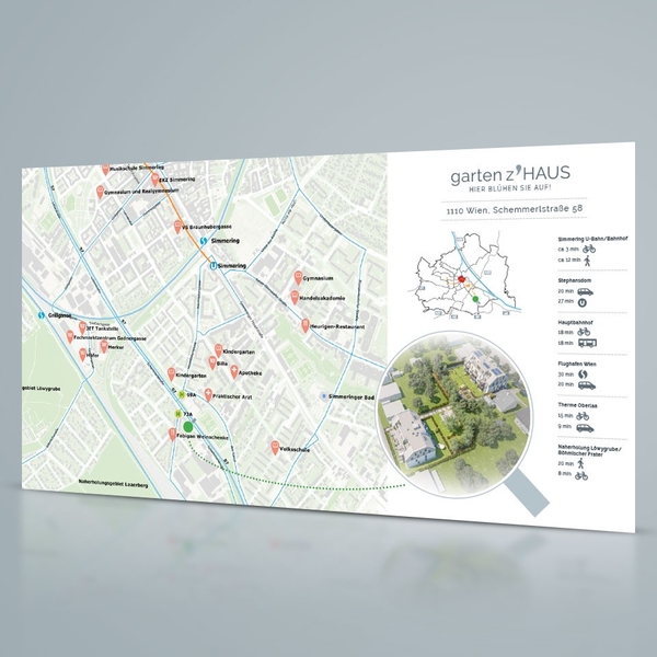 Lageplan gartenz'HAUS