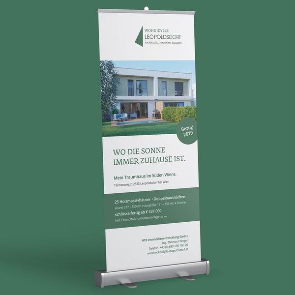 Roll-up_Wohnidylle Leopoldsdorf