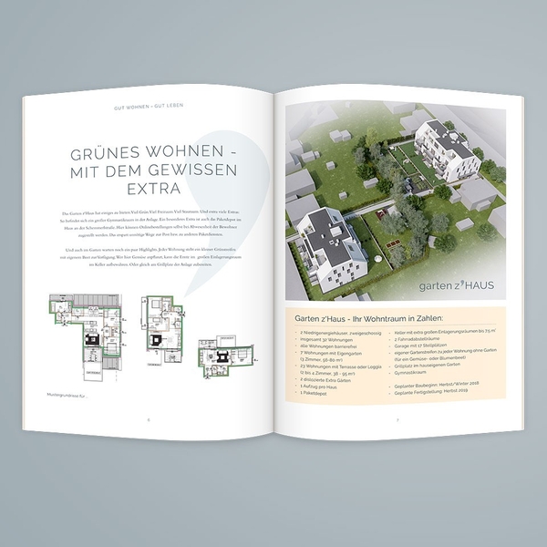 Projektfolder gartenz'HAUS