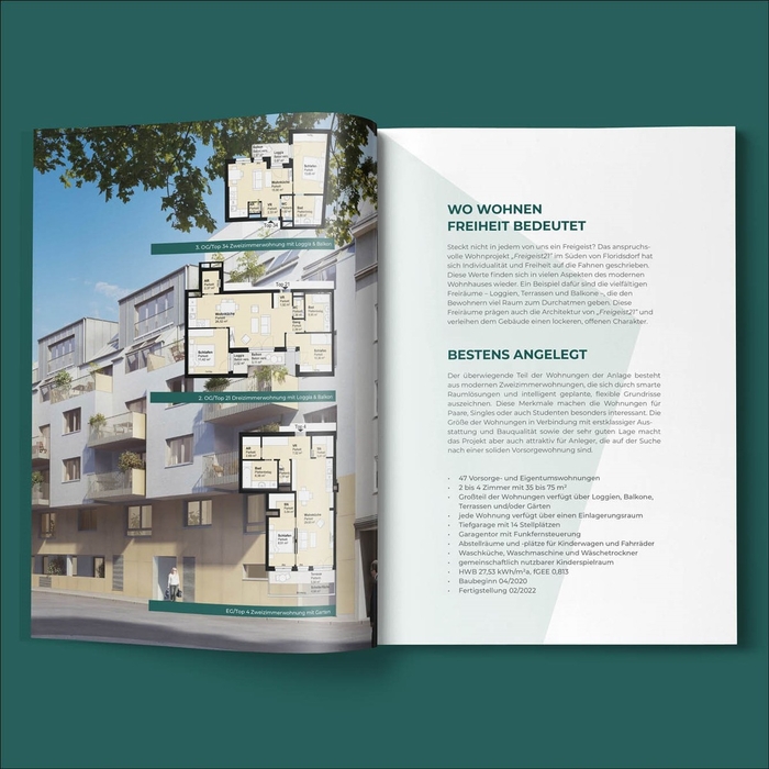 Projekt-Folder Innenseite "Freigeist"