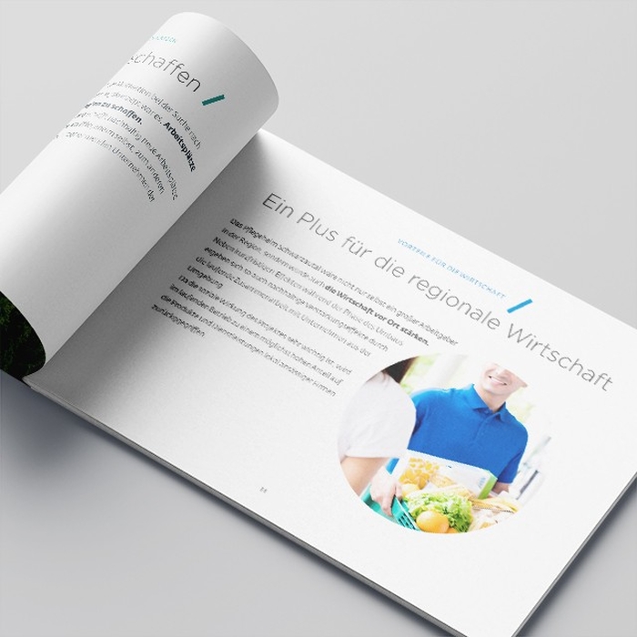 Booklet Innenansicht "Pflegeheim Schwarzautal"