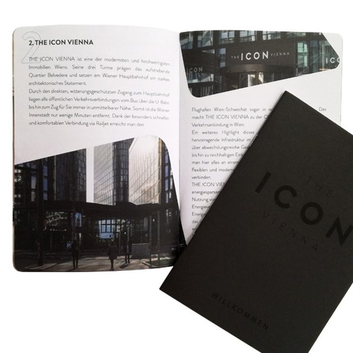 Booklet Innenansicht und Cover "The Icon"
