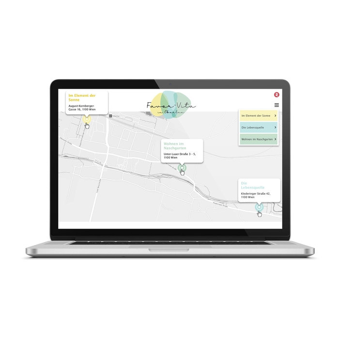 "Favor-Vita" Projekt-Website