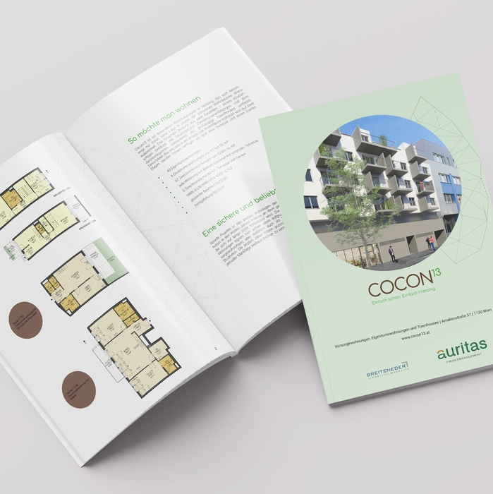 Projekt-Folder Innenseite "Cocon13"