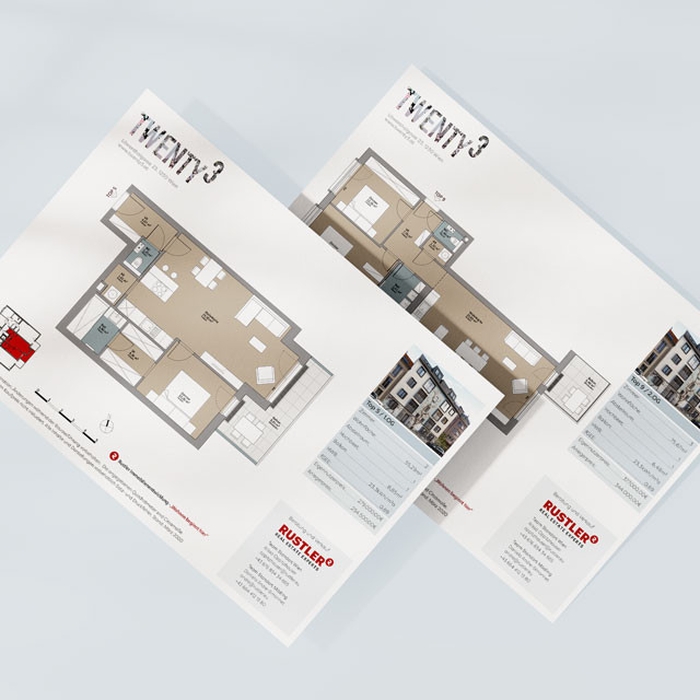 Wohnungsdatenblatt "Twenty3"