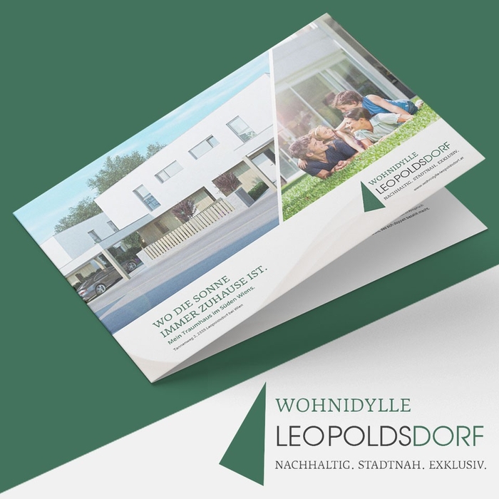 Cover Vermarktungsfolder Wohnidylle Leopoldsdorf