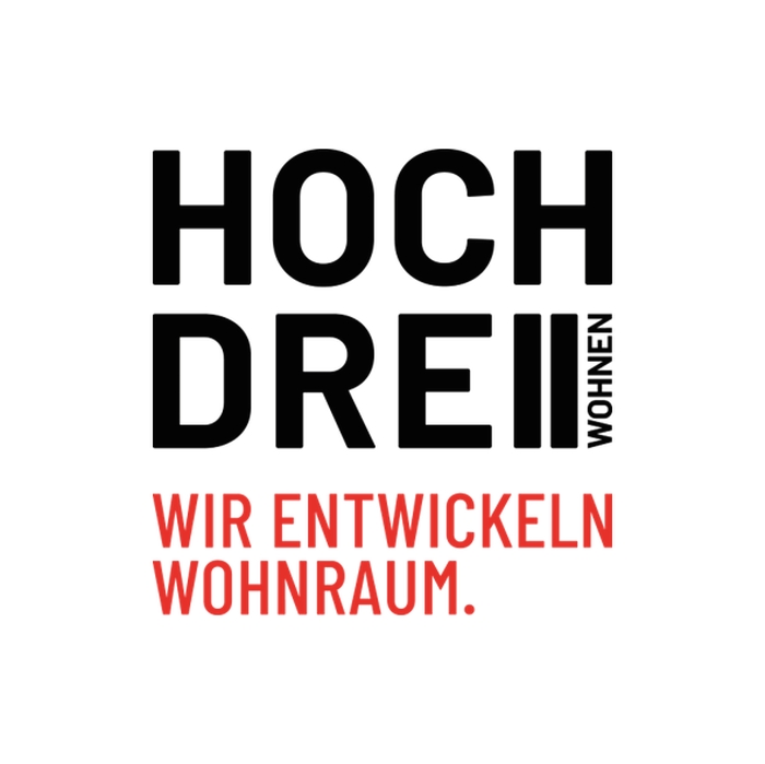 Unternehmenslogo "Hoch Drei Wohnen GmbH"