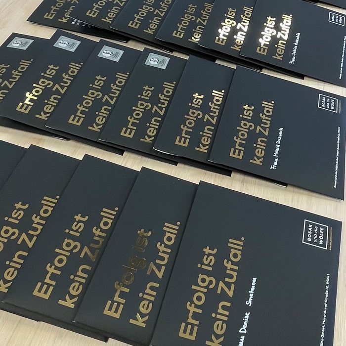 Unternehmensfolder Bosak und die Wölfe