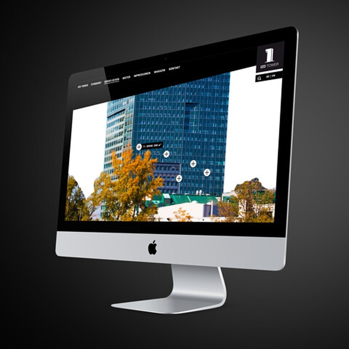 IZD Tower Projektwebsite