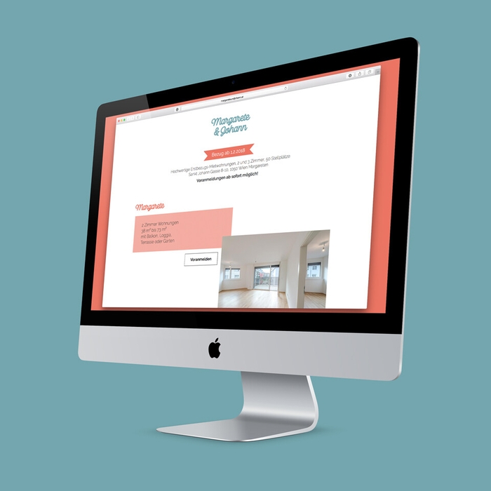 Website Margarete und Johann