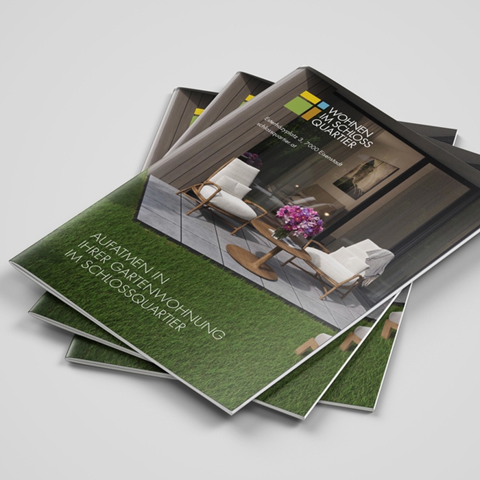 Schlossquartier Gartenwohnungsfolder