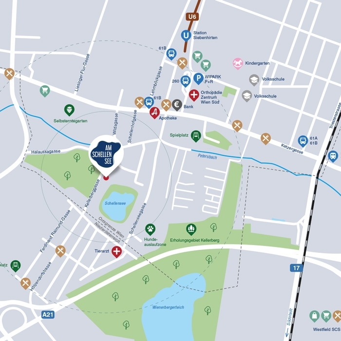 Am Schellensee Lagekarte