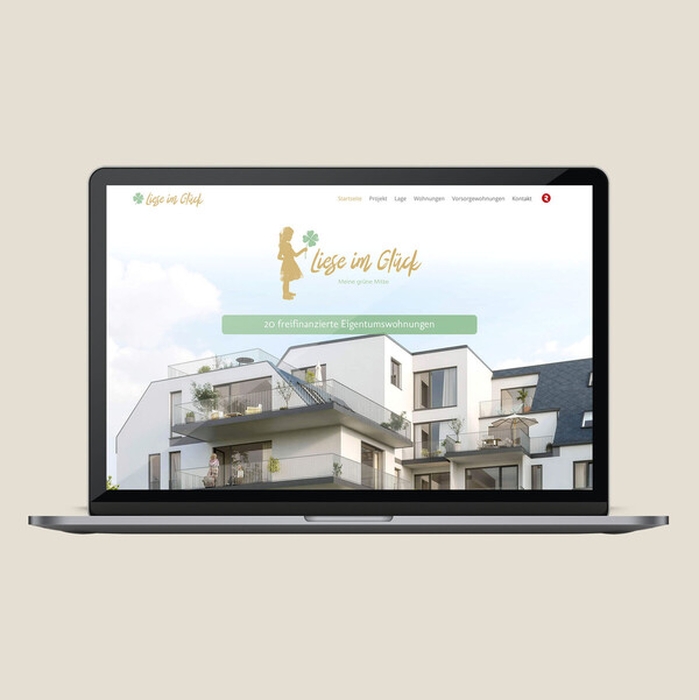 Liese im Glück mockup