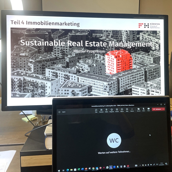 FH Kärnten VO Claudia Startscreen