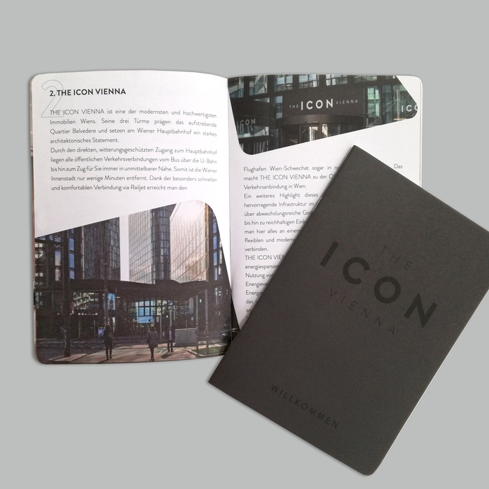 Welcome Book Innenansicht "The Icon"