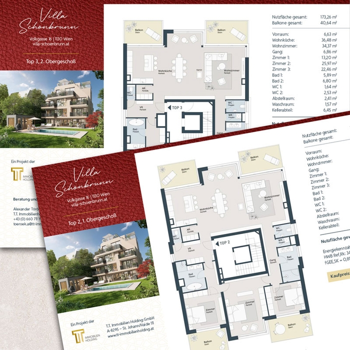 Villa Schönbrunn Verkaufsplan