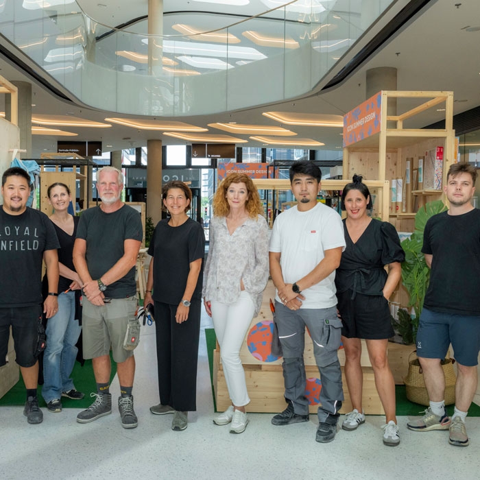 THE ICON VIENNA Aktionsfläche Team