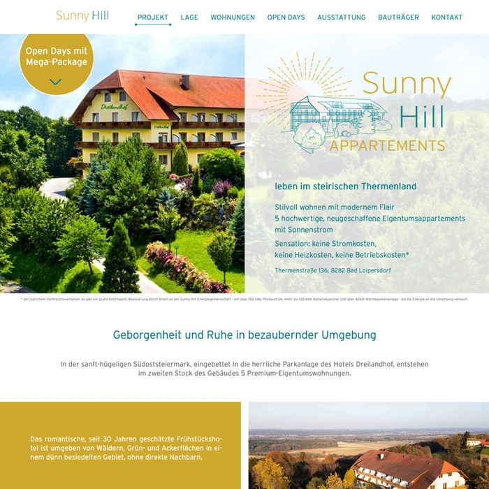 Sunny Hill Website