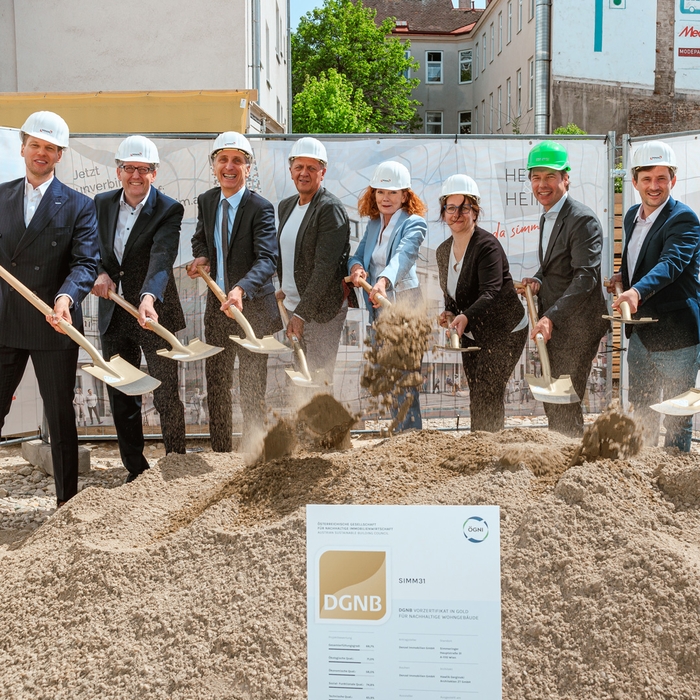 Das Team vom Spatenstich