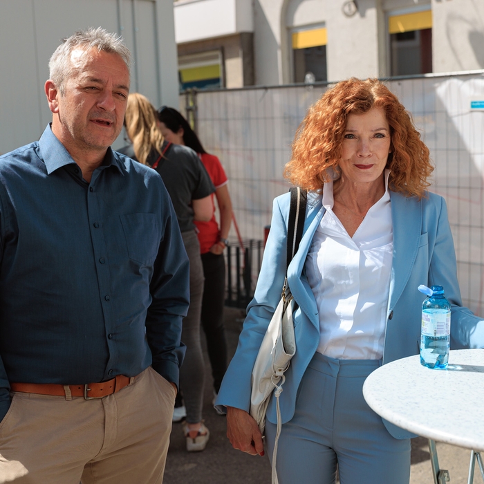 Claudia Wolf im Gespräch