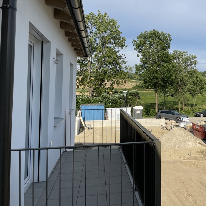 Blick vom Balkon Grünspecht Wohnanlage