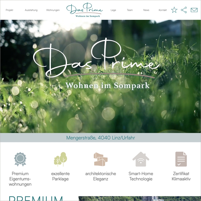 Das Prime Website Startseite