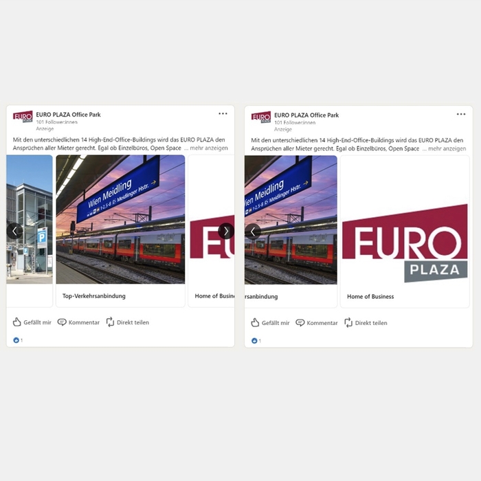 EUROPLAZA Karussell Anzeige Linkedin