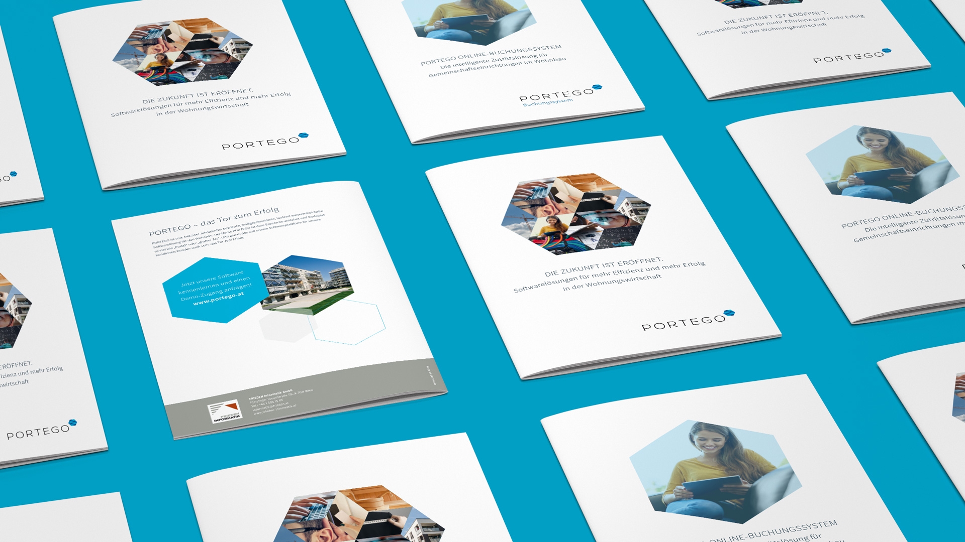 Unternehmens- und Produktfolder