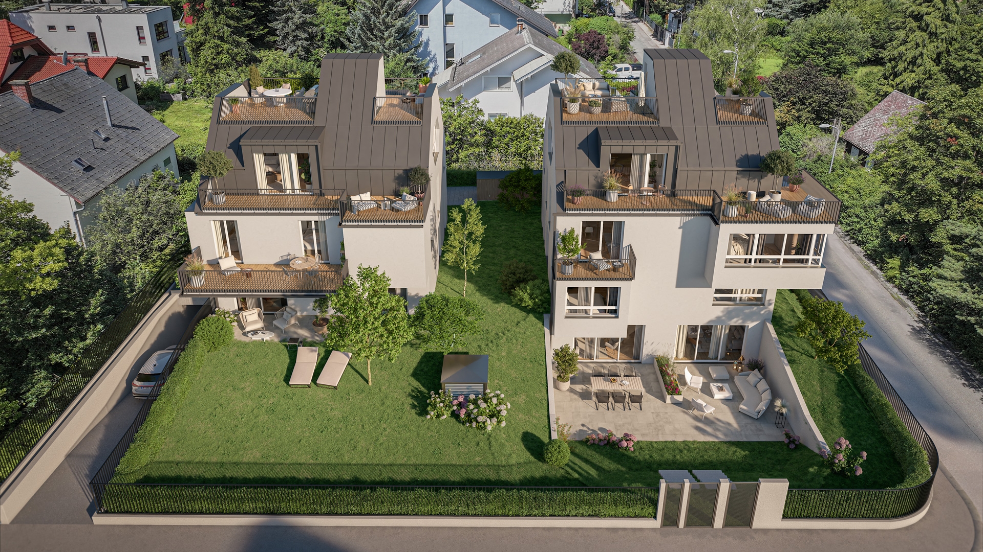 Design Duette Drohnenaufnahme